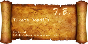 Tukacs Bogát névjegykártya